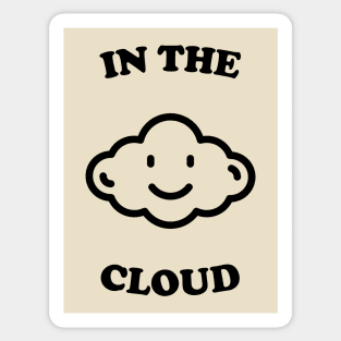 In the Cloud Cute Computing Sticker